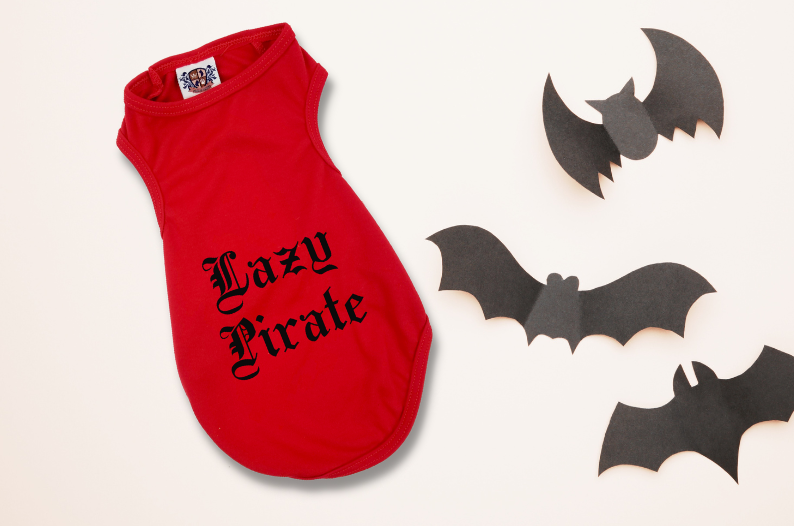 Halloween Dog Shirt | Lazy Pirate